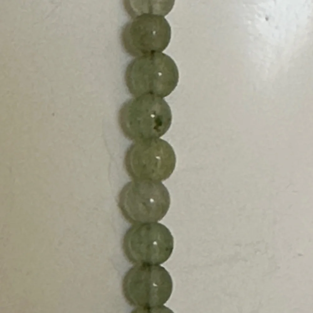 JADE real  Green 925 sterling silver  Necklace